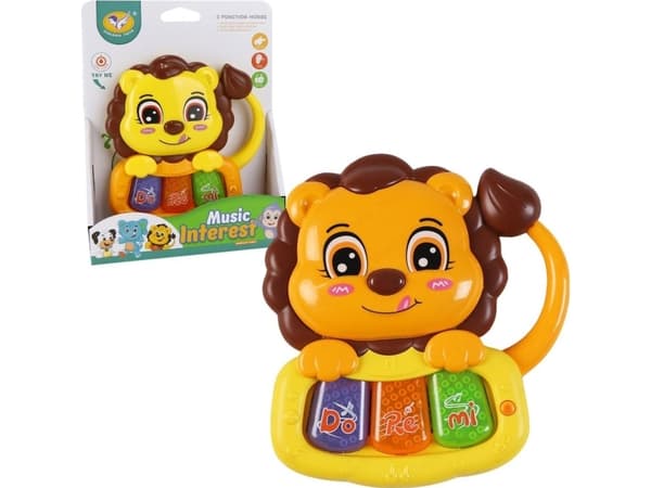 MUSICAL PIANO LION 1 STK