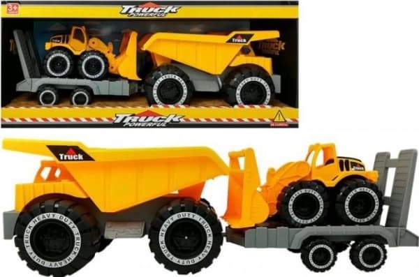 Lean Sport tippvagn med bulldozer 49 cm Construction