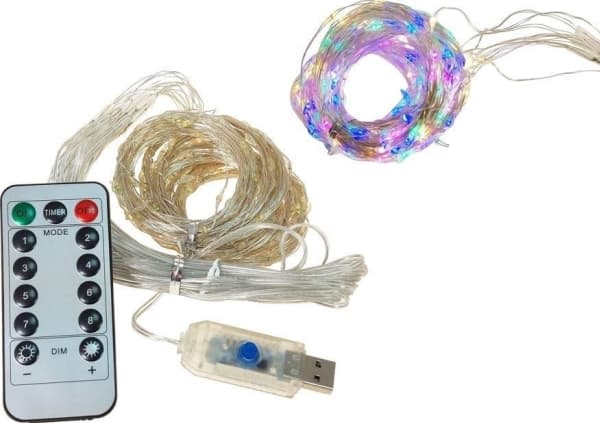 LED gardin lyskjede