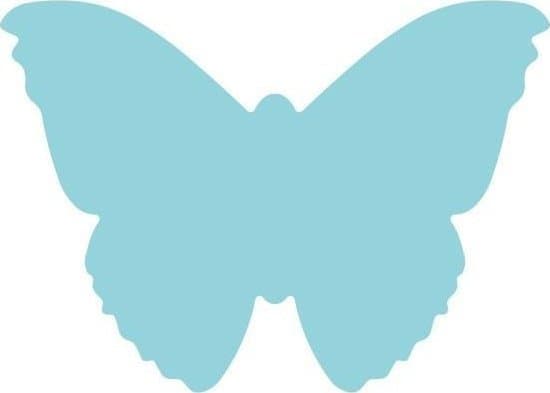 Butterfly dekorativ punch 5cm