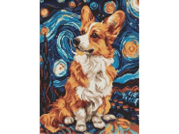 Diamantmosaikk uten ramme - Magic korgi 30x40
