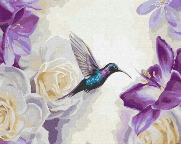 Maleri etter tall - Secret garden 40x50cm