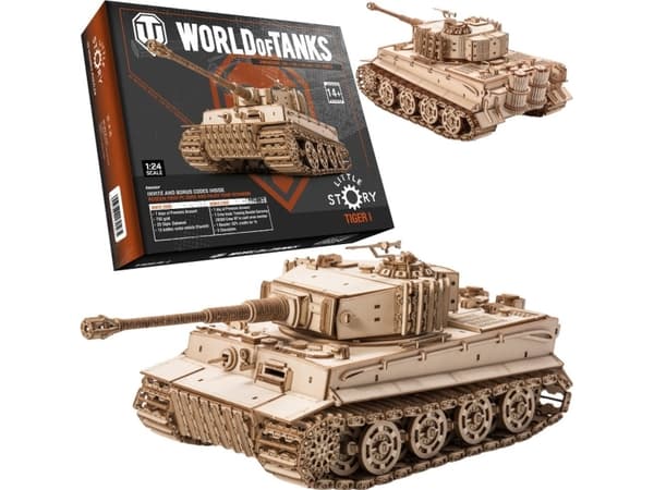 Little-Story Little Story trepuslespill 3D-modell - Tiger M1 Tank