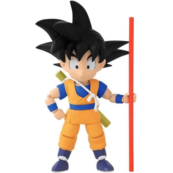 Dragon Star 17 cm ledad statyett - Mini Goky - BANDAI - Dragon Ball Daima Kid Goku - 4 år och uppåt
