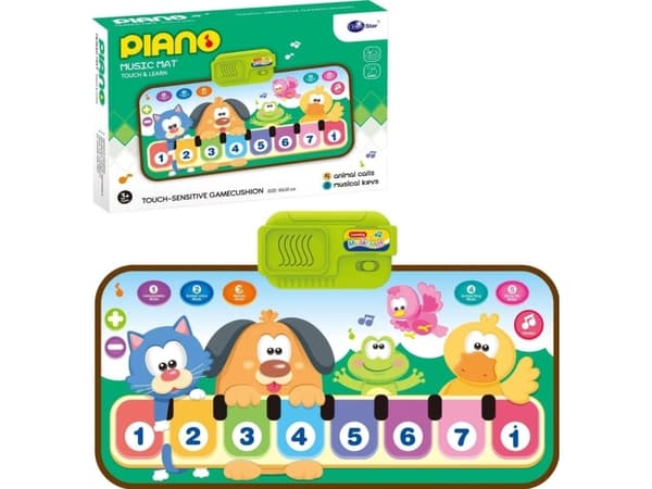 MUSIKALMATTE PIANO DYR 1 STK