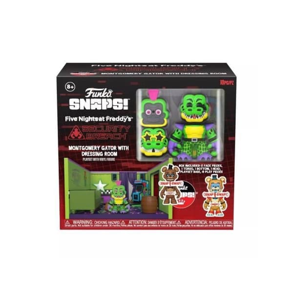 Figurinsnapp - Five Nights At Freddy's - Rr Lekset Gators Rum - Barn - Multi-plattform - Svart