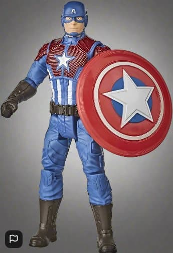 Marvel Avengers Gamerverse 6-inch Captain America Action Figure Shining Justice