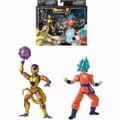 Miniatyrbillede 1 af 3: Action Figures Dragon Ball Super Dragon Stars: Golden Frieza vs Super Saiyan Blue Goku 17 cm