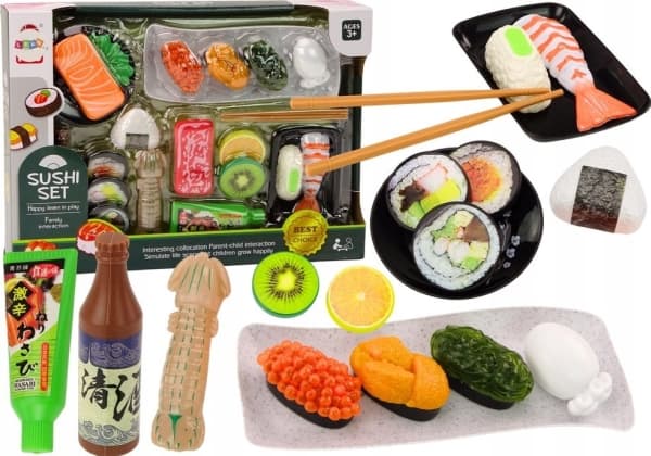 LeanToys For Sushi Reker Tilbehør Til Barn Leketøy 22 stk.