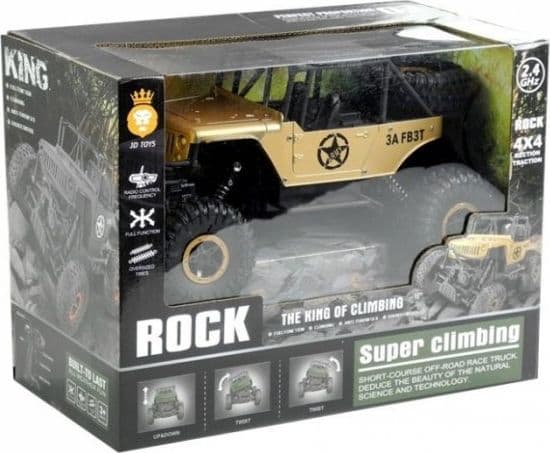 Lean Sport Kauko-ohjattava Jeep R/C 1:18 Kulta (16207)