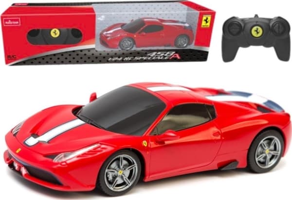 RC Sportbil 1:24 Fjärrstyrd Ferrari 458 Speciale Röd Rastar