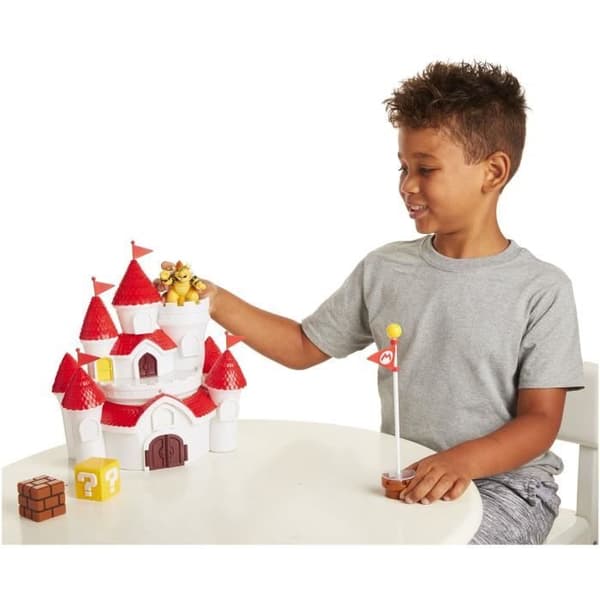 Mushroom Kingdom Castle Playset - JAKKS PACIFIC - Super Mario - Röd - Barn