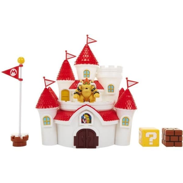 Mushroom Kingdom Castle Playset - JAKKS PACIFIC - Super Mario - Röd - Barn
