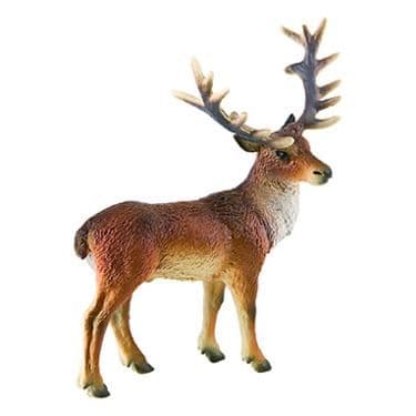 BULLYLAND Deer Figurine - Animal World 8,5 cm - Handmålad - PVC fri - Barn 3 år och uppåt