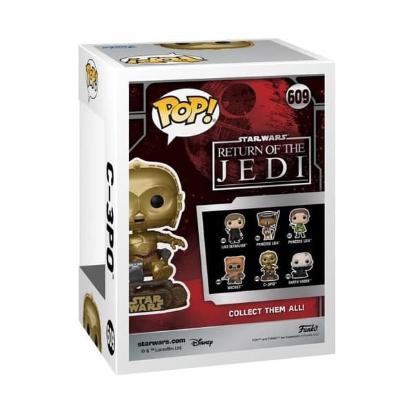 Samlarfigur - Funko - C-3PO - Star Wars - 40-årsjubileum - I fåtölj