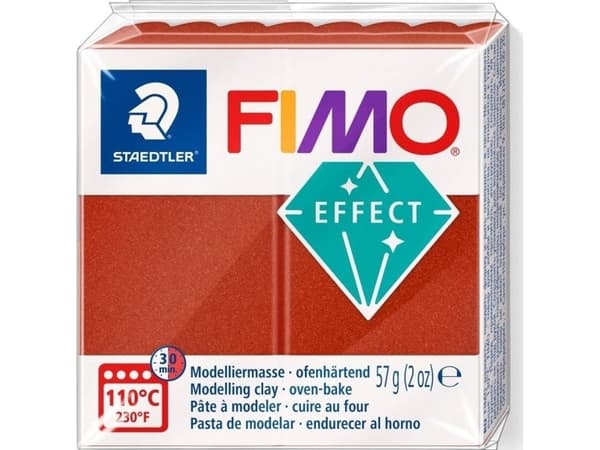 Fimo 57g varmeherdende masse kobbermetall
