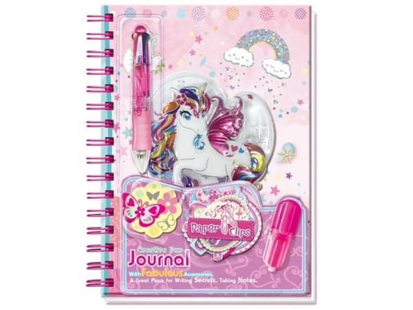 Spiraldagbok med penn Rainbow unicorn 533UP PECOWARE