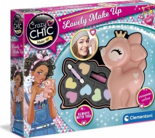 Clementoni Crazy Chic 18638, Children''s makeup set, 6 År, Multifärg