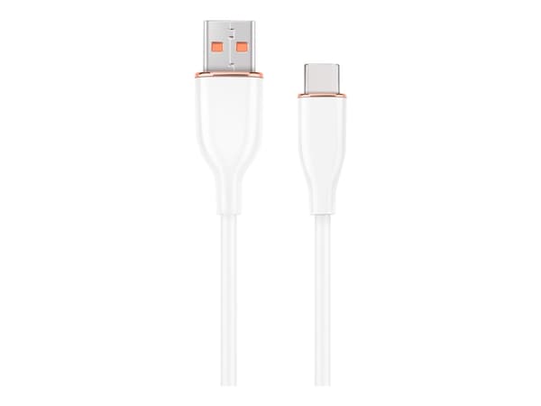 Cablexpert Premium - USB-kabel - USB (hann) til 24 pin USB-C (hann) - USB 2.0 - 2.1 A - 1.5 m - data & charge, formstøpt - hvit