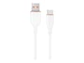Miniatyrbilde 1 av 4: Cablexpert Premium - USB-kabel - USB (hann) til 24 pin USB-C (hann) - USB 2.0 - 2.1 A - 1.5 m - data & charge, formstøpt - hvit