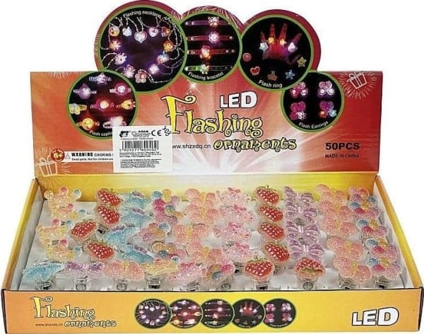 Ring med lys (50 stk)