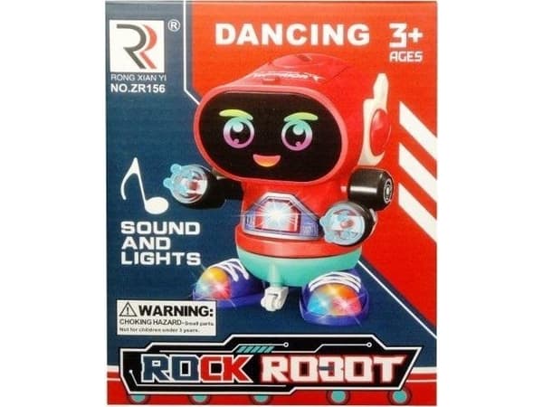Dansande robot med musik och ljus