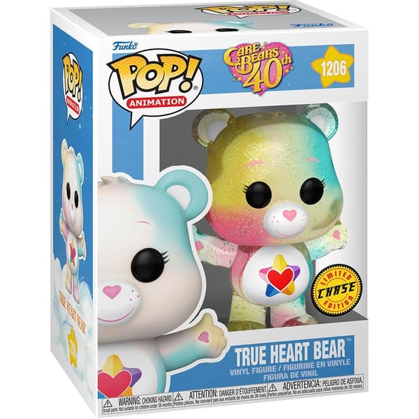 POP figure Care Bears 40th Anniversary True Heart Bear Chase