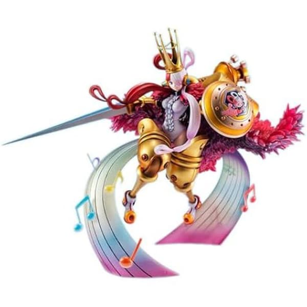 Statuett - MEGAHOUSE - Uta Jag är oslagbar - 29 cm - One Piece - Guldarmyr