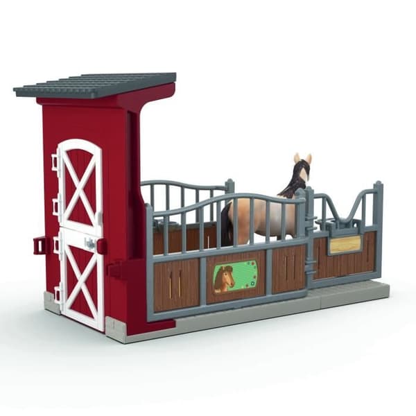 Coffret Box med Mustangsto, Realistisk figur, Storlek 24 cm, SCHLEICH 42724 Farm World, Från 4 år