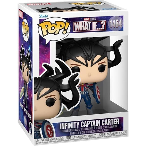 Figurine Funko Pop! N°1464 - Vad händer om... - Infinity Captain Carter