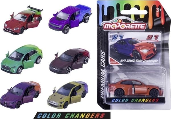 Majorette Pojazdy Color Change, 6 rodz.