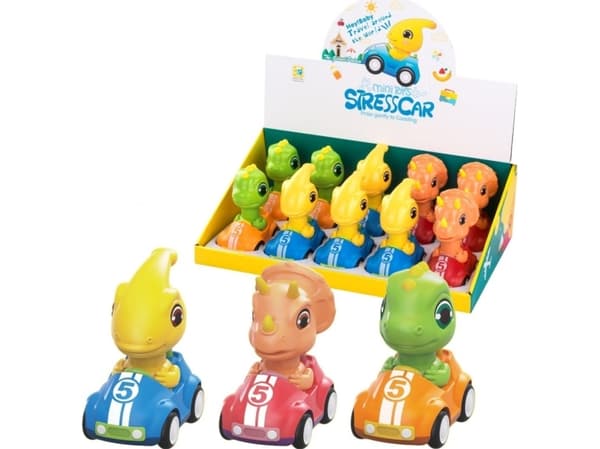 BIL MED DINOSAURIE PUSH AND GO 1 ST