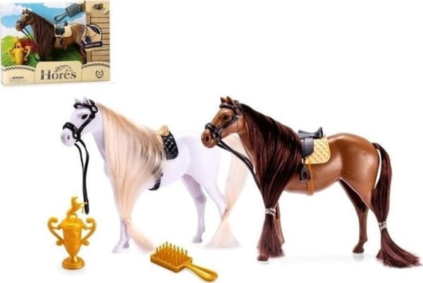 Horse with accessories MIX