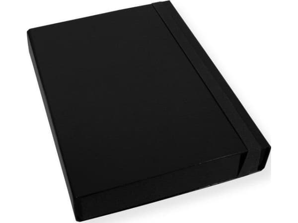 Mappe A4 klaff 5cm sort