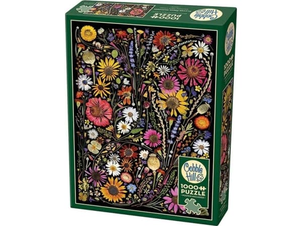 Pussel 1000 Pressade blommor: Lycka G3