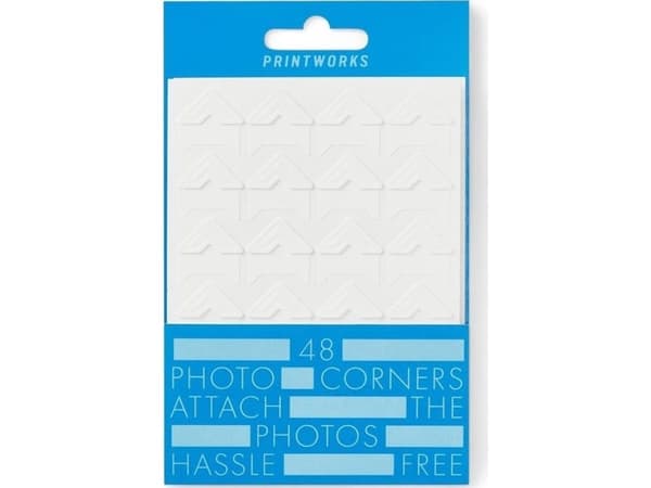 Fotohjørner hvite
