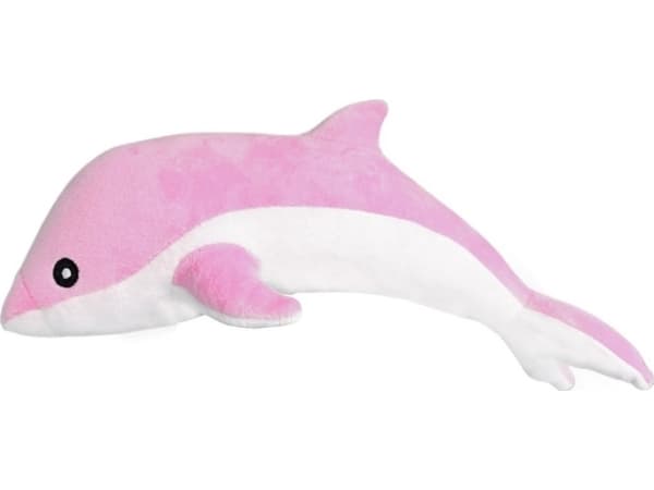LeanToys pehmoinen vaaleanpunainen delfiini maskotti 70 cm