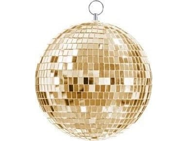 Hengende dekorasjon Disco Ball 20cm gull