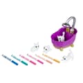Miniatyrbillede 3 af 7: Playset Washimals Pets Crayola 74-7453 Badekar 6 Dele