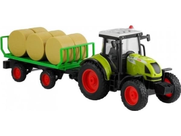 Lean Sport Traktor med Tilhenger med Hay Lights Game 37,5 cm