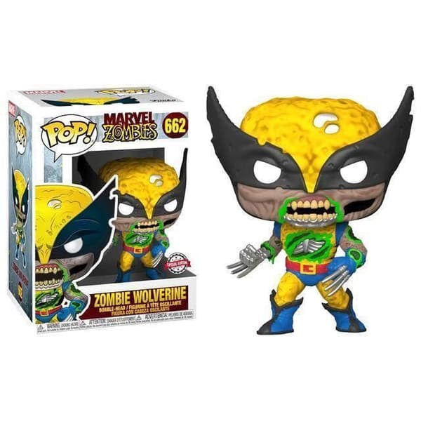 Figurine POP Marvel Zombies - Zombie Wolverine Exclusive 2 - Ocio Stock - Noir - Mixte - Inomhus