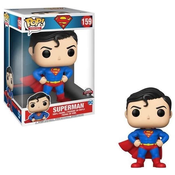 Funko Pop! Jumbo: DC Comics- Superman w / Chase (MT)