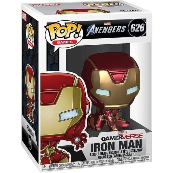 Funko Pop! Marvel: Avengers Game - Iron Man (Stark Tech Suit)