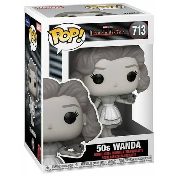 Funko Pop Disney figur! Wanda Vision: POP 1 (Svartvitt)