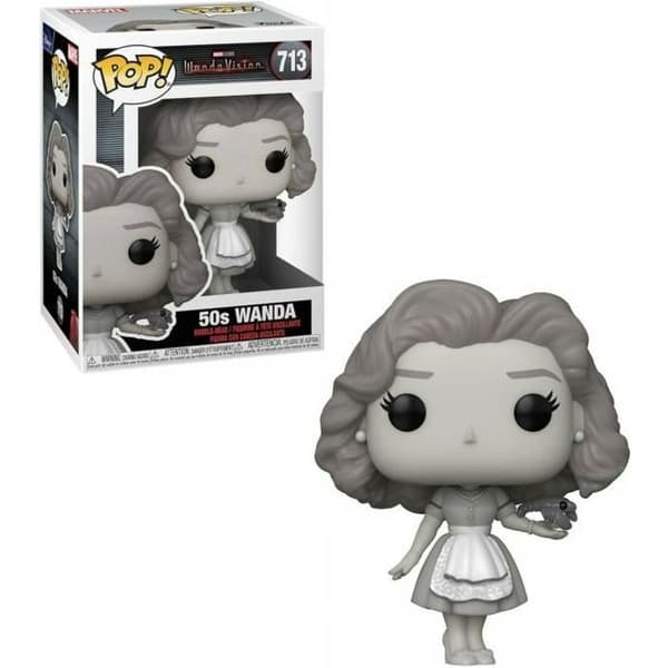 Funko Pop Disney figur! Wanda Vision: POP 1 (Svartvitt)