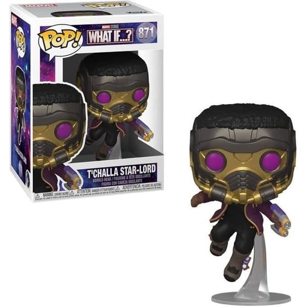 Funko Pop! Marvel Studios: Tänk om...? - T'Challa Star-Lord