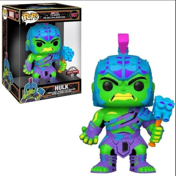 Funko Pop! Jumbo: Marvel Blacklight - Gladiator Hulk