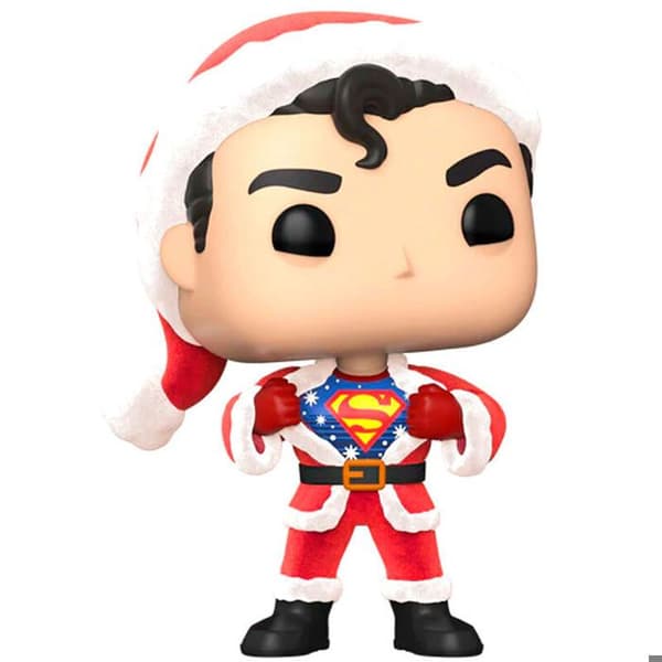 Figurine Funko POP &amp; T-shirt Bakom DC Comics Superman Exklusiv Flockad