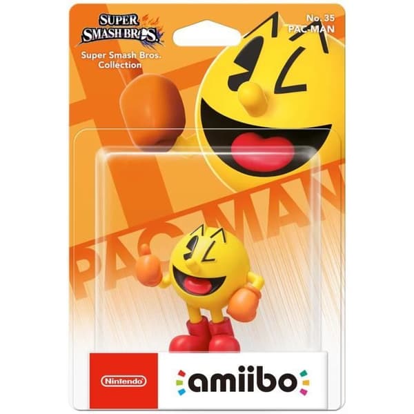 Amiibo Figur - PAC-MAN N°35 • Super Smash Bros. Collection.