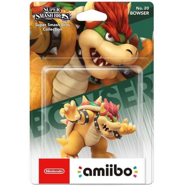 Amiibo Figur - Bowser N°20 • Super Smash Bros. Collection
